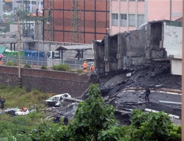Στους 39 ανέβηκαν οι νεκροί από την κατάρρευση της γέφυρας στη Γένοβα
